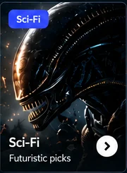 Science fiction featured artwork
